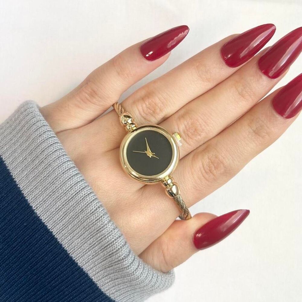 Vintage Inspired Luxury Gold Tone Watch